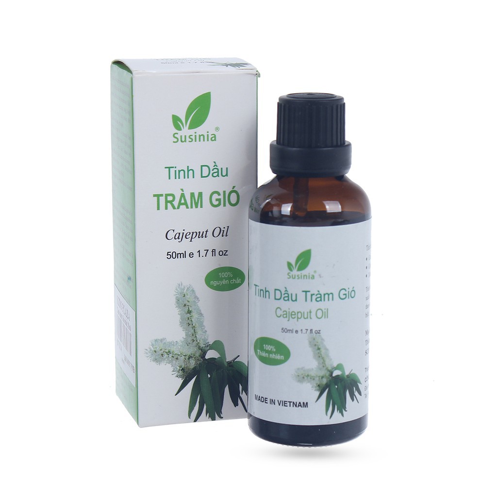 Tinh dầu Tràm Gió Susinia 50ml 100% chiết xuất từ cây Tràm Gió Quảng Bình