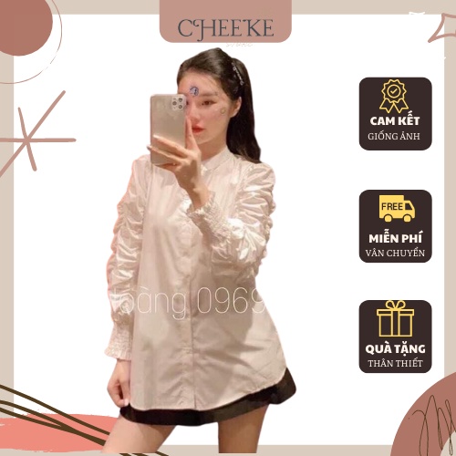 Áo Sơ Mi Tay Rúm Cheeke House Mã 435