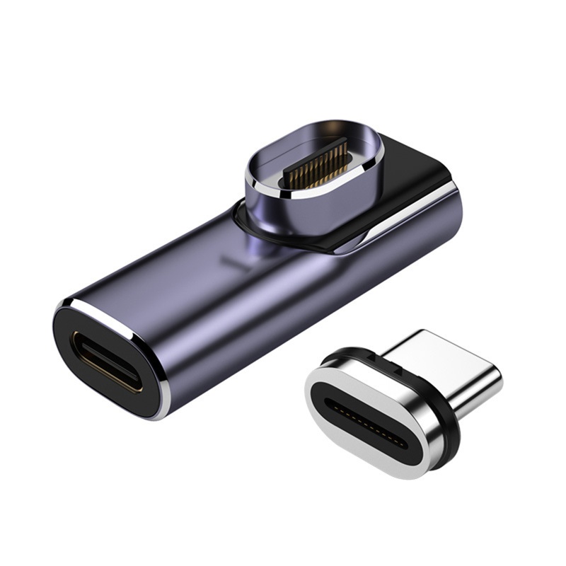 Đầu Chuyển Đổi Type-c Đa Năng Từ Tính Bằng Hợp Kim Nhôm Cho Tai Nghe / Laptop