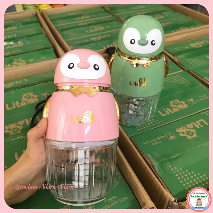 Máy Xay Ăn Dặm Lita 0.3 Lít cao cấp cho bé 8 lưỡi dao, Bảo hành 12 tháng lỗi nhà sản xuất