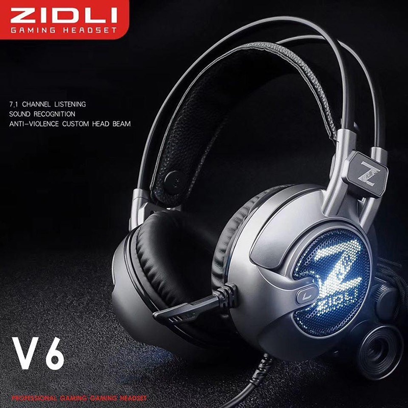 Tai nghe gaming Zidli ZH-V6 âm thanh giả lập 7.1 (chân USB)