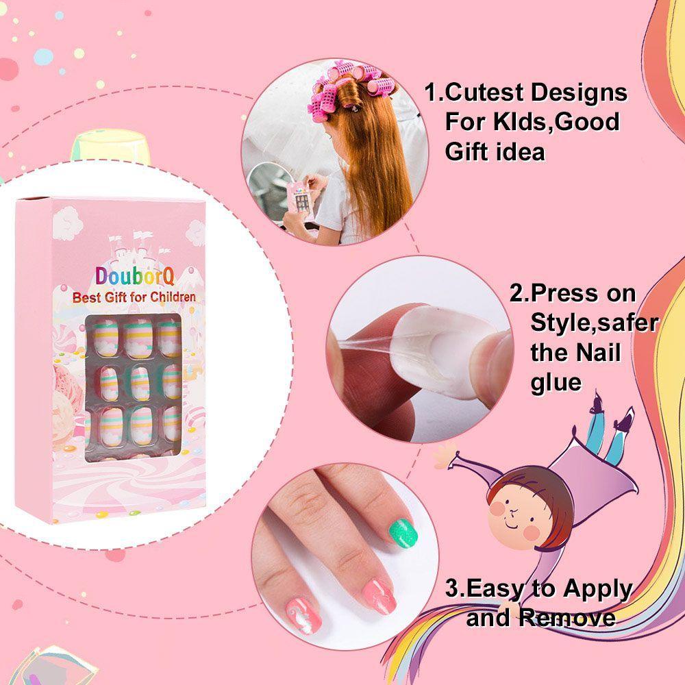 Set 24 Móng Tay Giả Trang Trí Thời Trang Cho Nữ MIHAN1