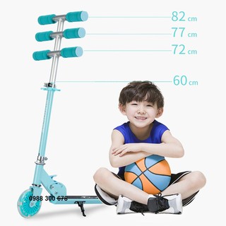 Xe trượt scooter trẻ em cao cấp 2 bánh có đèn led và chân trống tiện lợi, quà tặng sinh nhật và chơi tết [TOMTIN SPORT]