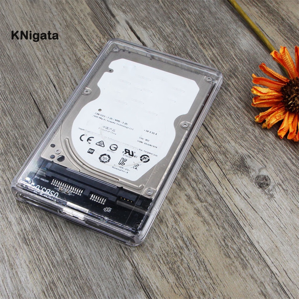 Hộp Đựng Ổ Cứng Trong Suốt 2.5 Inch Usb3.0 Sata Sang Micro B Hdd / Ssd Cho Laptop / Pc | BigBuy360 - bigbuy360.vn