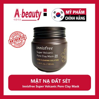 Mặt nạ đất sét Super Volcanic Pore Clay Mask 2X Innisfree