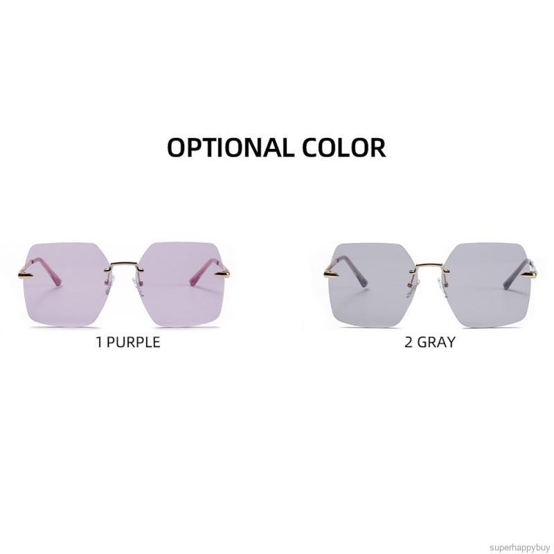 Kính mát không gọng thời trang phong cách retro