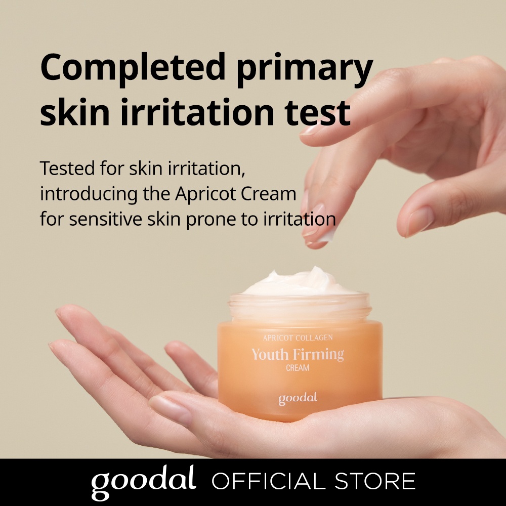 Kem collagen mơ GOODAL 50ml chứng nhận EVE VEGAN® dưỡng ẩm nhẹ nhàng chống lão hóa nếp nhăn làm săn chắc trẻ hóa làn da