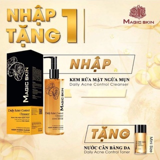 KEM RỬA MẶT KHÔNG BỌT MAGIC SKIN DANH CHO DA MỤN
