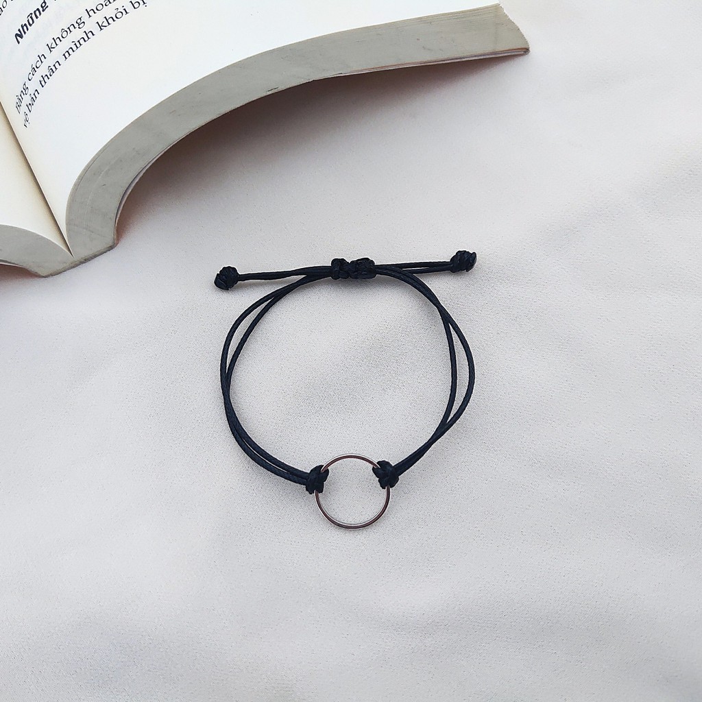 Vòng Tay Paracord Mix Nhẫn Đơn Giản