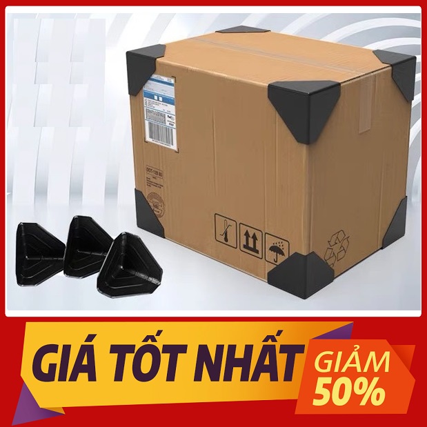 [Combo 8 Miếng] Đồ Bọc Góc Thùng Hàng - Nhựa Bịt Cạnh Kê Góc Chống Sốc, Chống Va Đập, Chống Bể Vỡ Đóng Gói Hàng