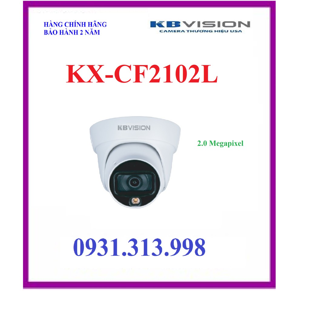 Camera Dome 4 in 1 2.0 Megapixel KBVISION KX-CF2102L