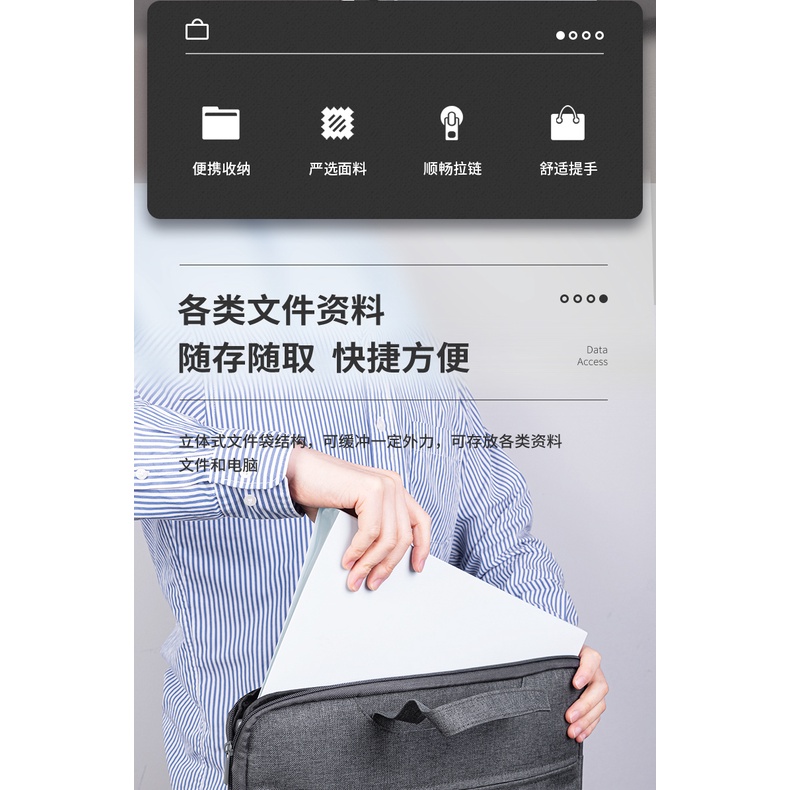 Túi Xách Vải Canvas Màu Sắc Đơn Giản Thời Trang Công Sở Cho Nam Giới | BigBuy360 - bigbuy360.vn