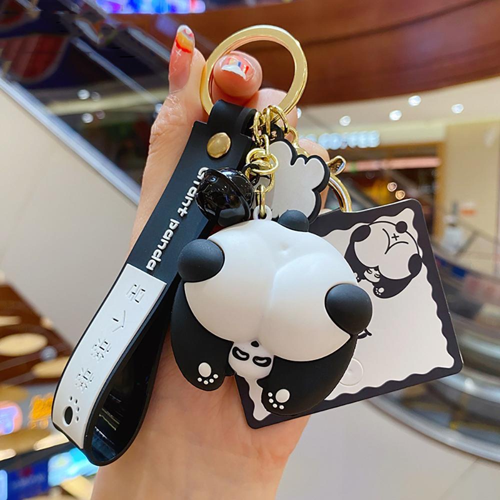 Móc chìa khoá bằng PVC hình chú chó Corgi dễ thương xinh xắn cho nam nữ