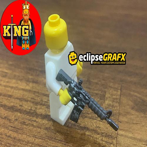 Eclipse Strike™ DDPAT - BrickArms® M4A4 -Dark Bley Phụ kiện đồ chơi LEGO