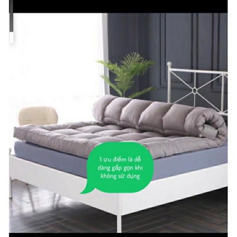Nệm Topper, Đệm Topper Tấm Làm Mềm Đệm Cotton Hàn Quốc Mềm Mại, Êm Ái Đủ Kích Thước