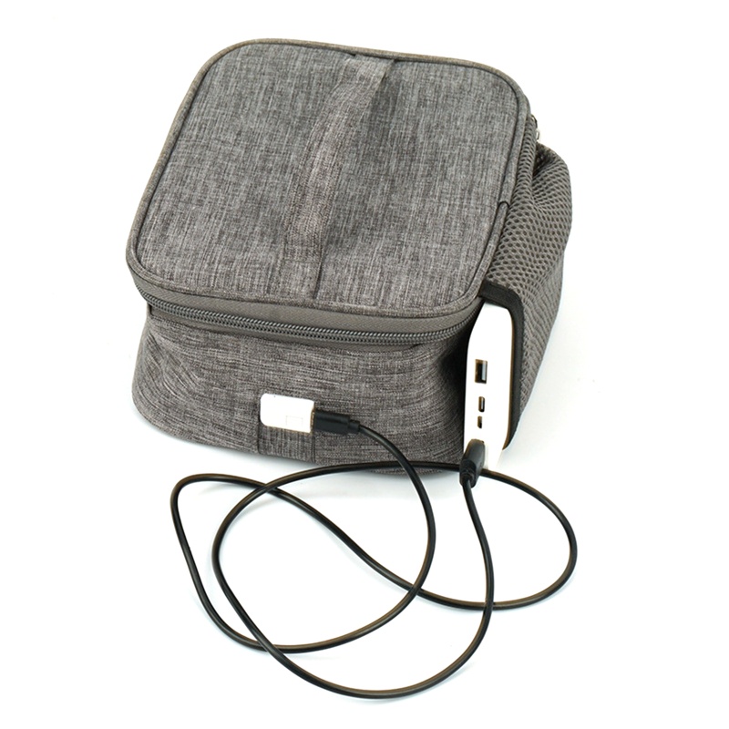 Túi Đựng Hộp Cơm Trưa Giữ Nhiệt Cắm Sạc USB Cho Nam Và Nữ