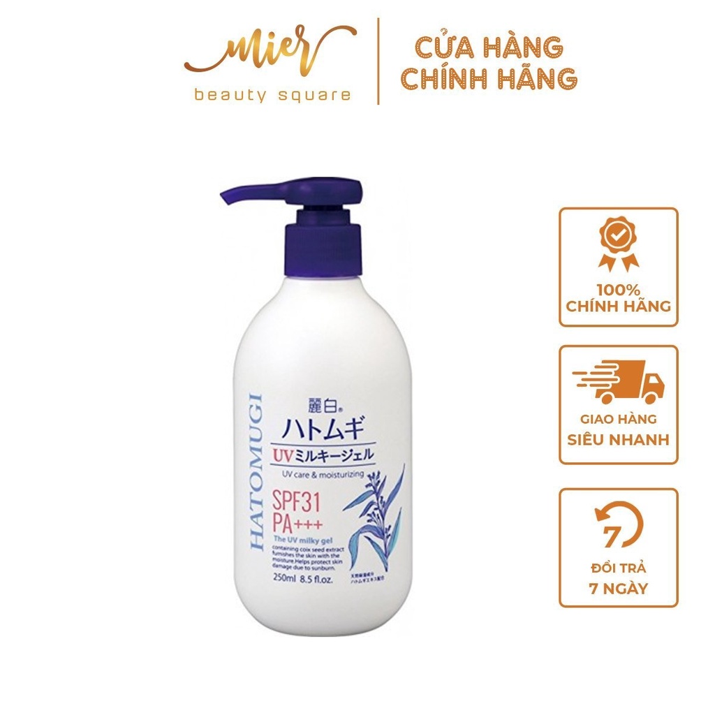 Sữa Dưỡng Thể Chống Nắng Hatomugi SPF31 PA+++ 250ml