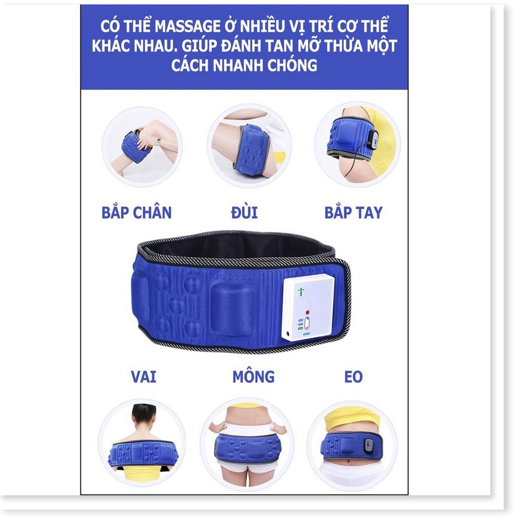 Đai massage X5 xài pin không cần dây phiên bản dùng pin sạc tiện lợi