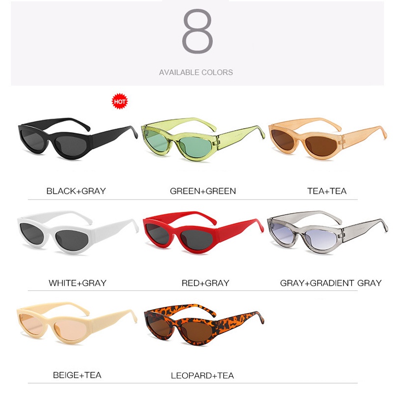 Kính Mát Thời Trang Hình Mắt Mèo Màu Kẹo Ngọt Phong Cách Phương Tây Cổ Điển