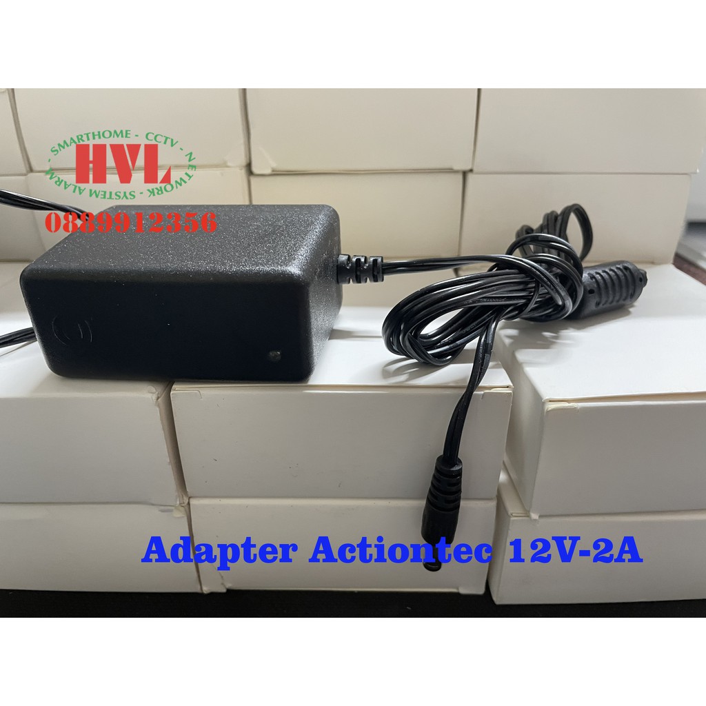 Nguồn Adapter Actiontec 12V-2A Loại Tốt Tem Vàng NEW 100%