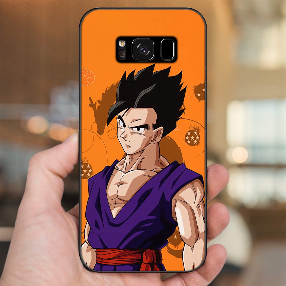 Ốp lưng Samsung S8, S8 Plus viền đen in hình Gohan Dragon Ball