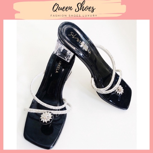 Dép sandal mẫu dây đá 6 phân cực xinh sang cho quý cô mã DA05