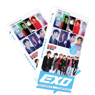 Postcard EXO Love Shot