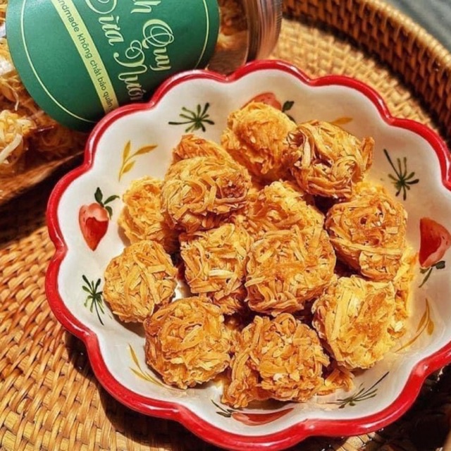 Bánh quy dừa nướng giòn thơm healthy hũ 200g