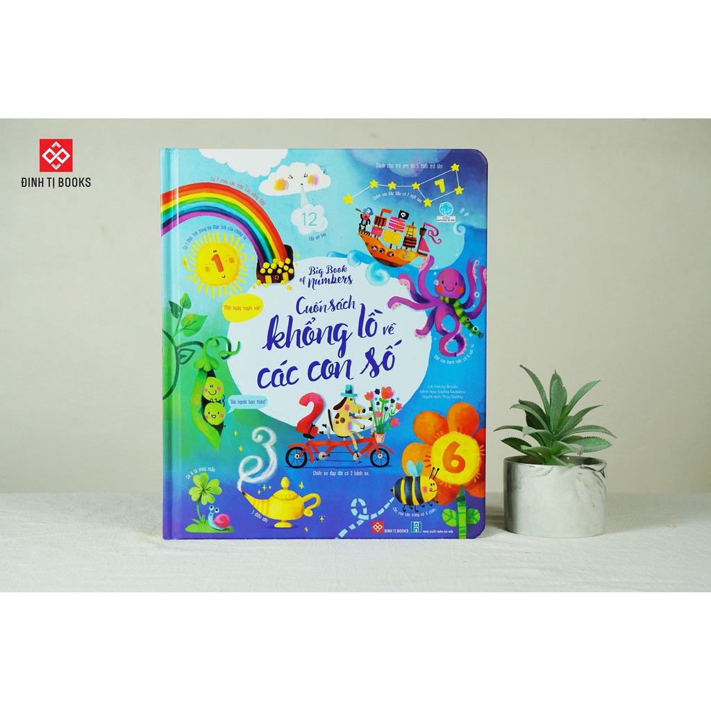 Sách - Big Book of numbers - Cuốn sách khổng lồ về các con số