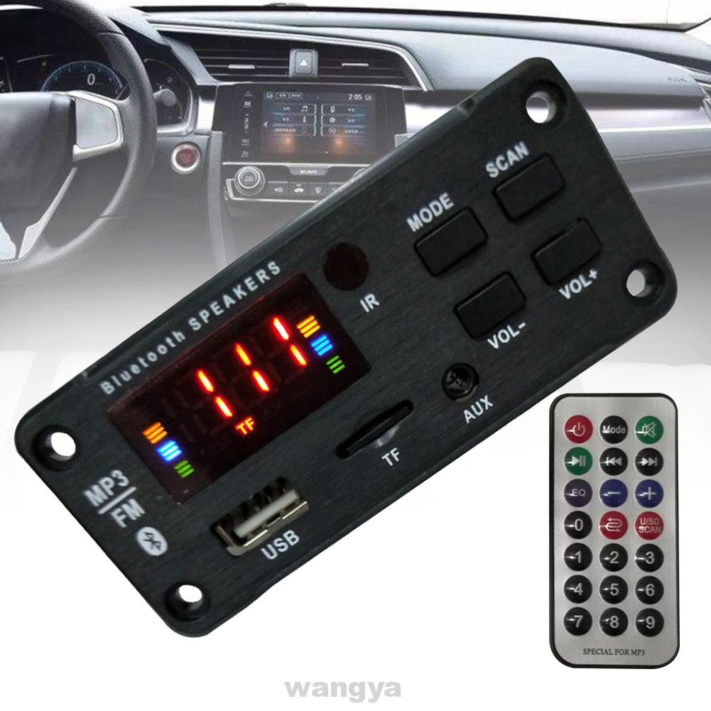 Bảng Mạch Giải Mã Radio Bt 5.0 Fm Mp3 Lcd Kỹ Thuật Số Điều Khiển Từ Xa Cho Xe Hơi