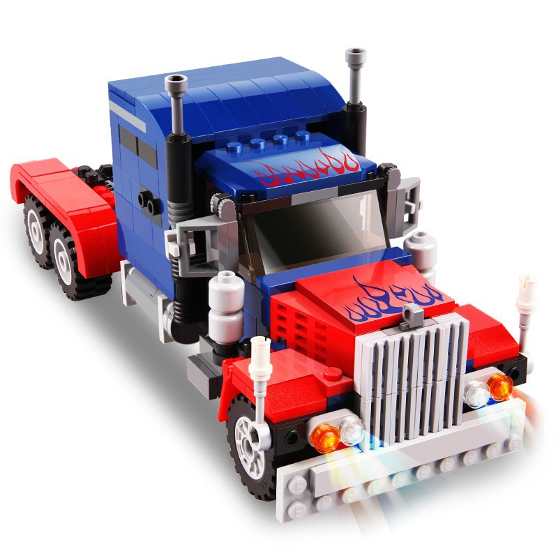 Đồ chơi Lắp Ráp Autobot Optimus Prime - GUDI 8713 Robot biến hình Xe Tải hạng nặng Optimus