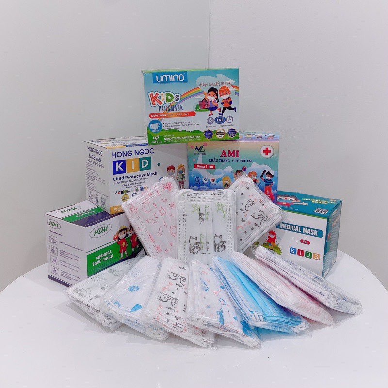 Khẩu trang kháng khuẩn 4 lớp Ami cho bé | BigBuy360 - bigbuy360.vn