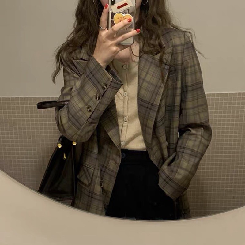 (Hàng có sẵn ) Áo Blazer cao cấp trẻ trung chất vải tốt (có ảnh chụp thật của Shop)