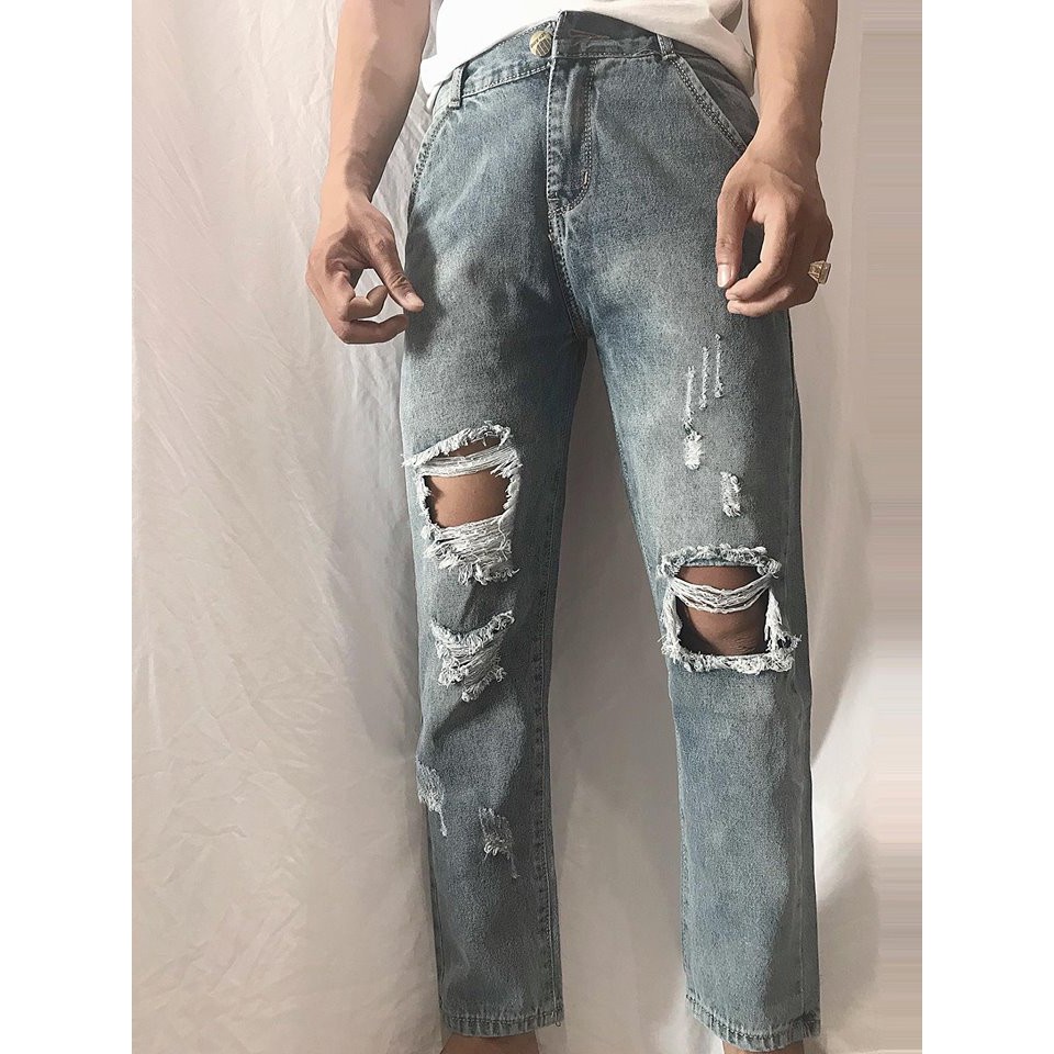 Baggy jean rách ver.2  YAYSHOP cực cá tính
