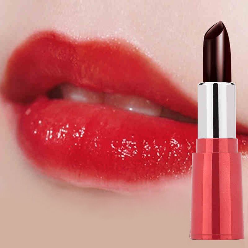 stock Tiktok Black Rose Jelly Lipstick Long-Lasting Moisturizing Color-Changing Non-Marking Lipstick No Stain on Cup South Korea Nourishing Waterproof