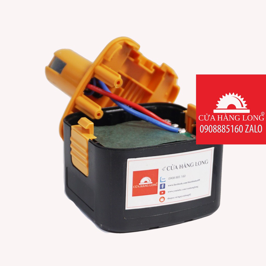 Pin.lion national 12v + Sạc 12,6  loại tốt