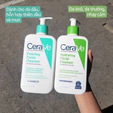 Sữa rửa mặt Cerave Foaming Cleanser, Cerave Hydrating Facial Cleanser, Cerave SA Smoothing Cleanser