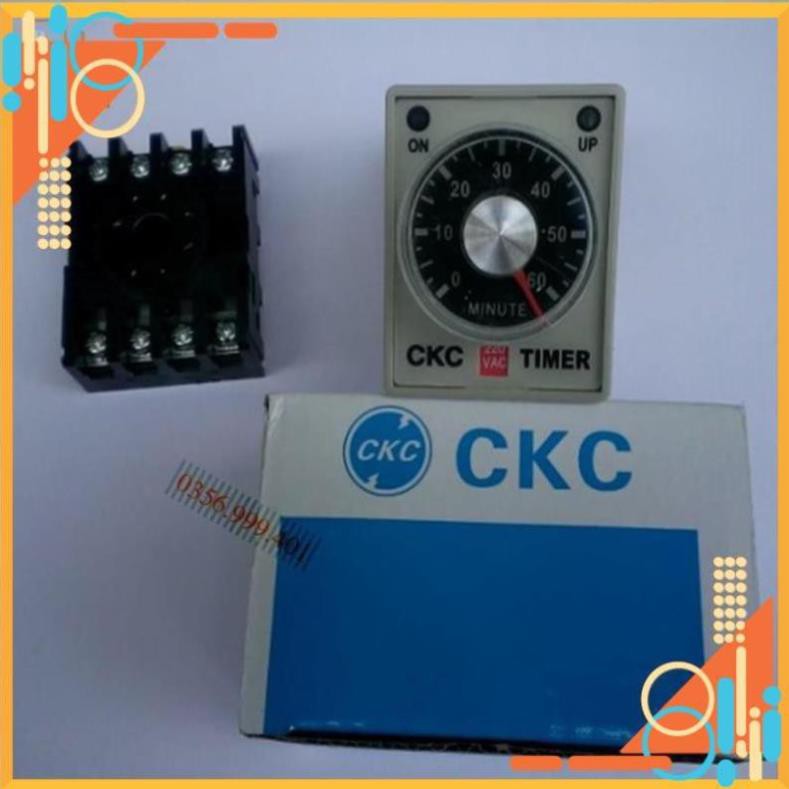 hẹn giờ CKC Relay thời gianTimer CKC AH3-3 220VAC