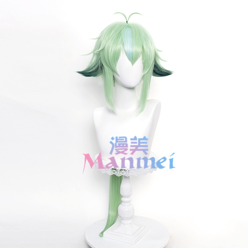 Tóc giả Manmei bằng sợi tổng hợp 85cm hóa trang nhân vật anime Genshin Impact