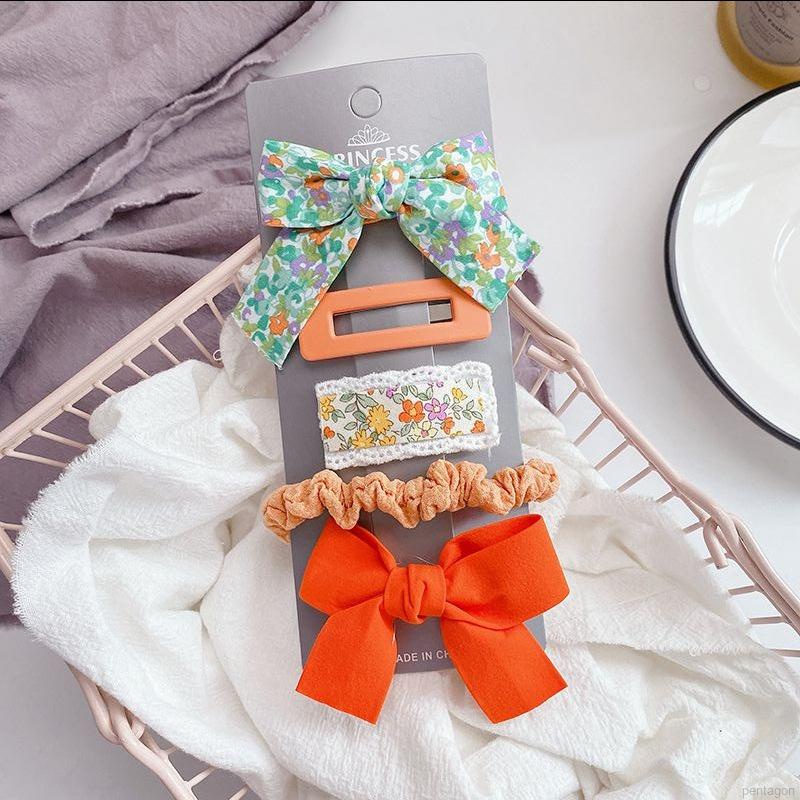 Set 5 Kẹp Tóc Nơ Xinh Xắn Cho Bé Gái