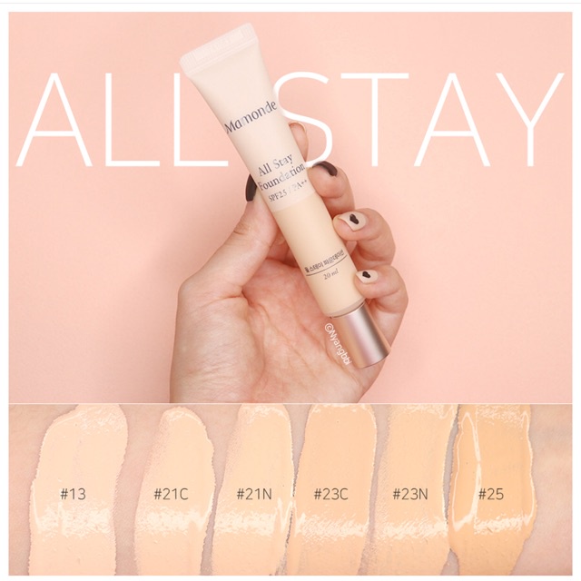 Kem Nền Mamonde All Stay Foundation SPF25 PA++ 20ml | BigBuy360 - bigbuy360.vn