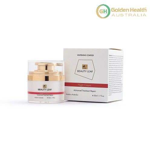 [GOLDEN HEALTH] Kem dưỡng trắng da ban đêm Beauty Leaf Whitening Complex 50ml