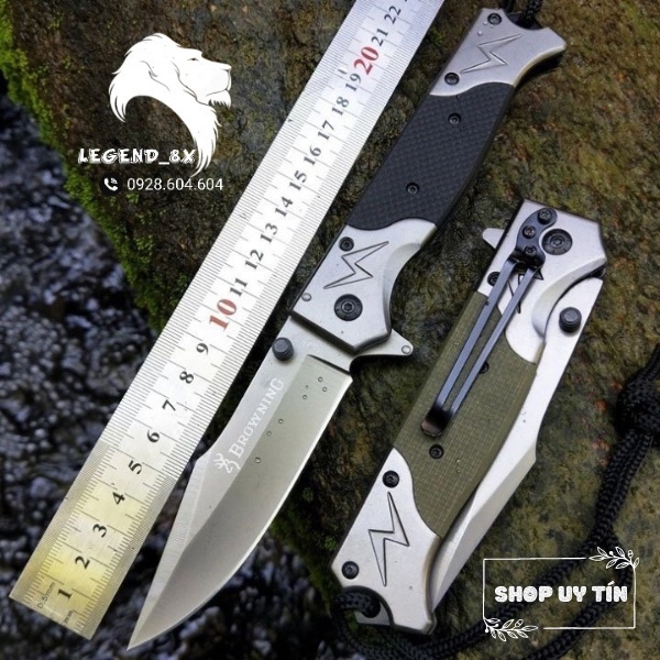 Dao Phượt Browning FA45, Dao Gấp Đa Năng, Dùng Cắm Trại, Du Lịch [LEGEND_8X:DP14]