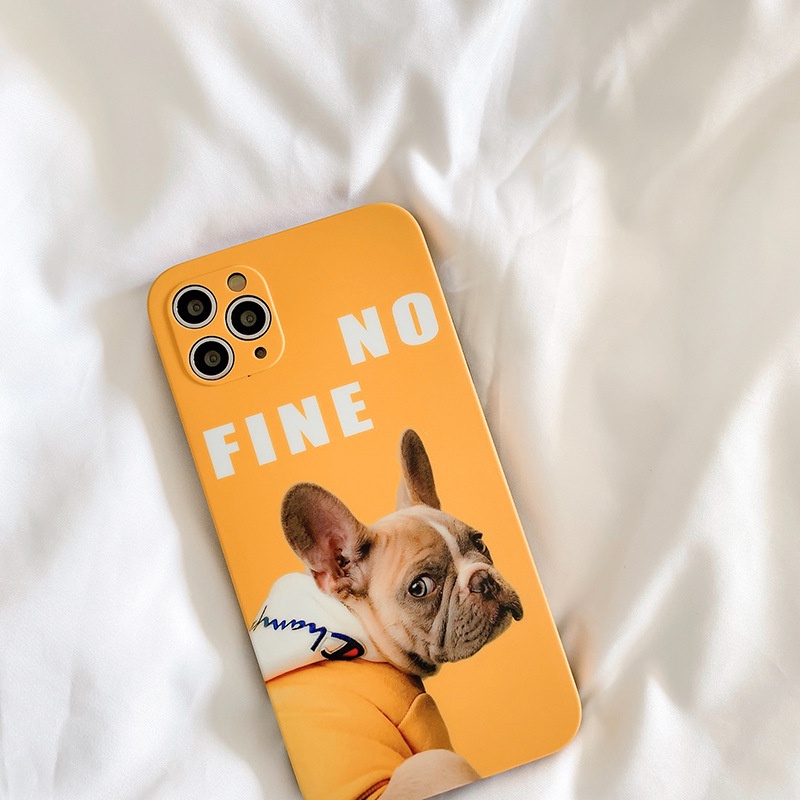Ốp Điện Thoại Hình Chú Chó Màu Vàng Chống Sốc Cho Iphone 13 Pro 11 Pro Max Xr 6s 7 8 Plus 12 Mini 14 Pro Xs Max