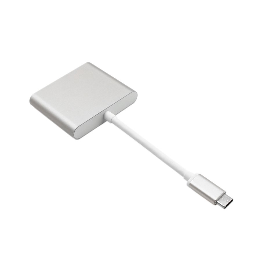 Hub chuyển đổi 3 trong 1 Type-C sang 4k HDMI cho Apple Macbook