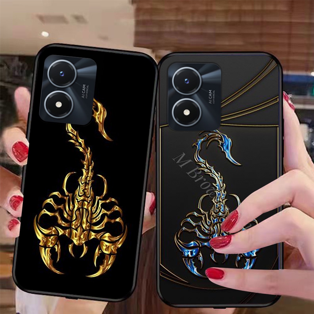 Ốp lưng điện thoại vivo y02s / y01 bộ hình bọ cạp rồng phong cách nam