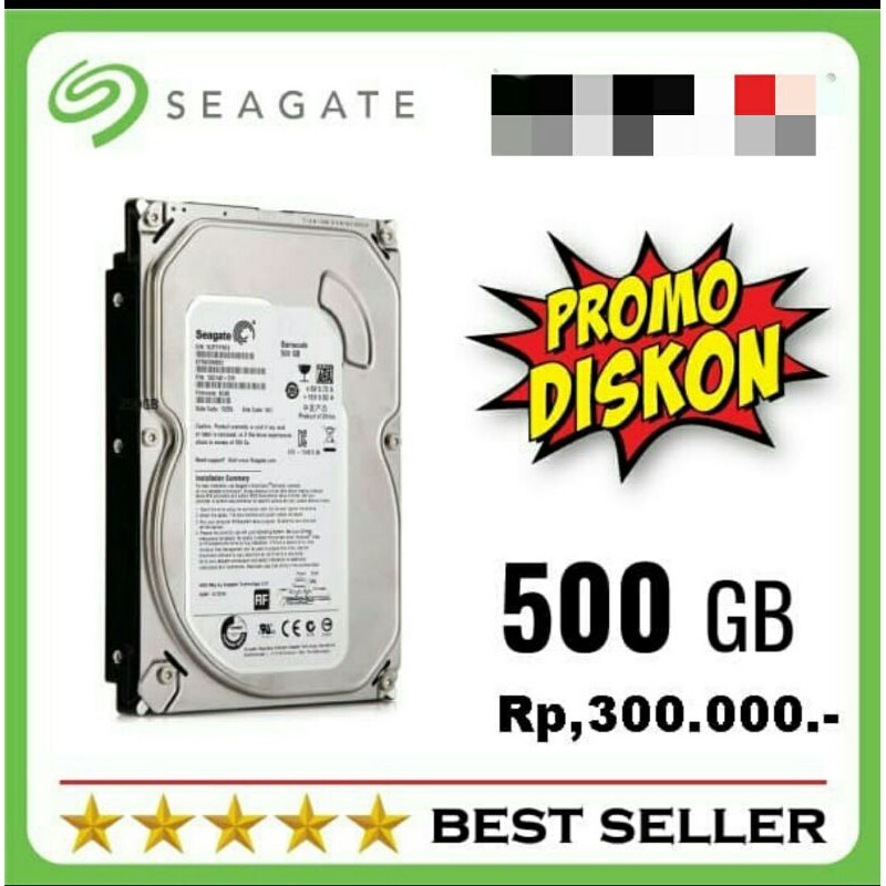 Ổ Cứng Hdd 3.5 Seagate 500gb / 1