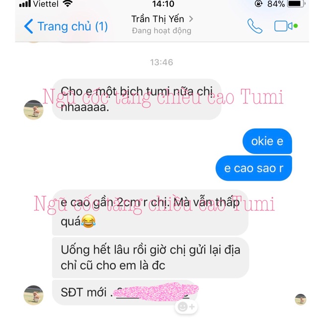 Ngũ cốc tăng chiều cao Tumi