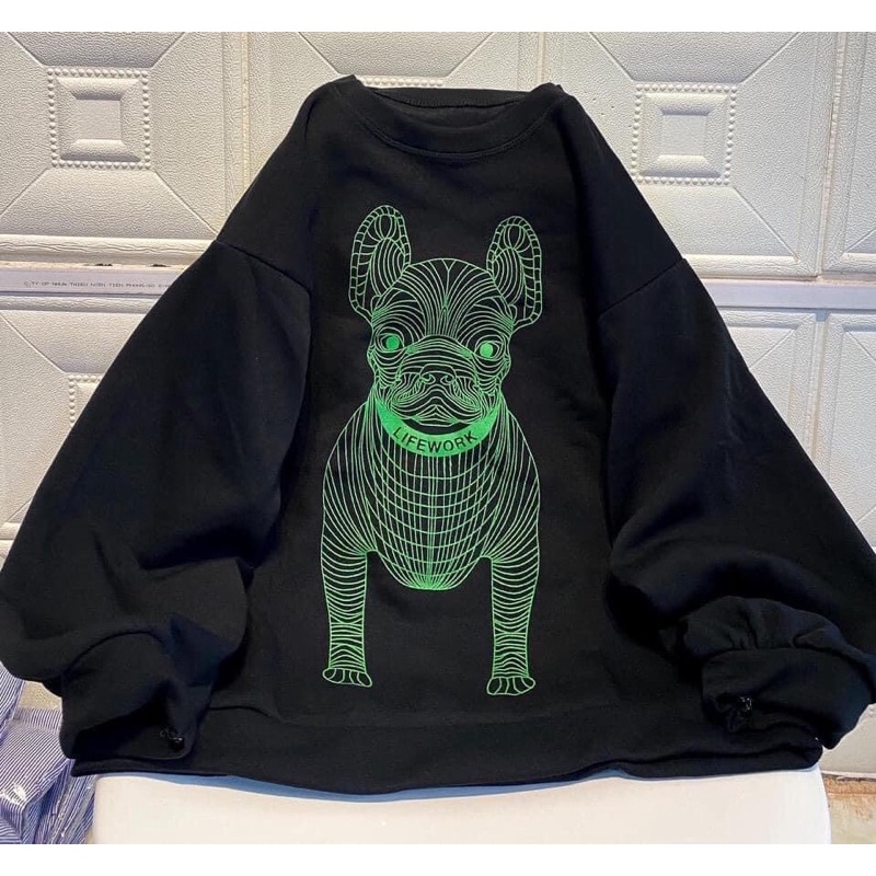 Áo Nỉ hình in Cún 6D siêu kute hot hit | BigBuy360 - bigbuy360.vn