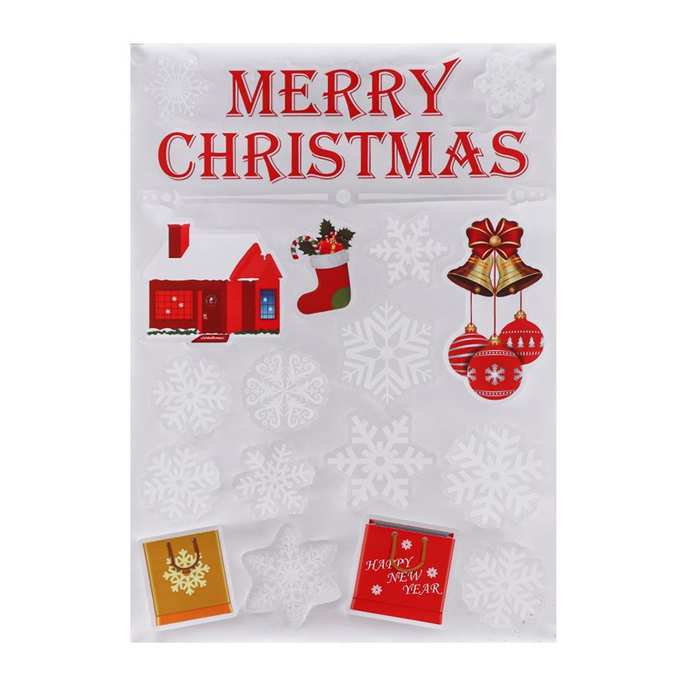 Miếng Dán Cửa Sổ Trang Trí Giáng Sinh DIY